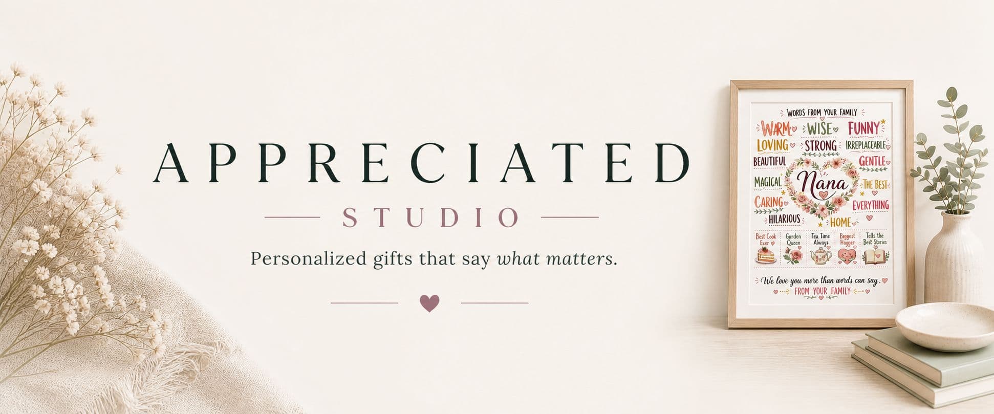 Appreciated Studio — Personalized gifts that say what matters